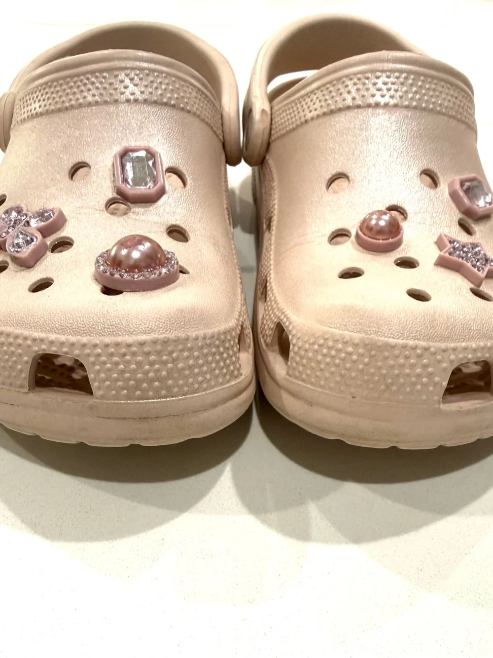 Gemstone Shimmer Crocs-Size J4